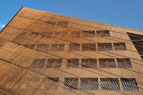 Example d'un bâtiment utilisant la gamme Claire Voie
